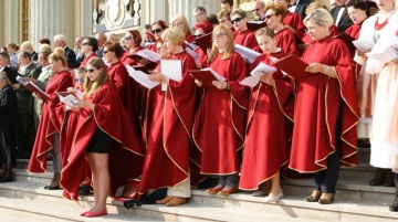 Tysiące muzyków amatorów koncertowało w licheńskim sanktuarium.