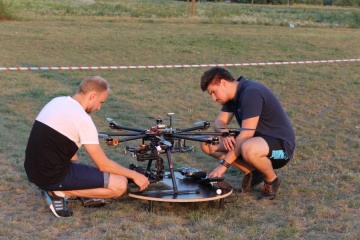Wielkie selfie z drona na zakończenie lata
