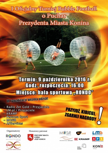 Pierwszy turniej w bubble football w Koninie
