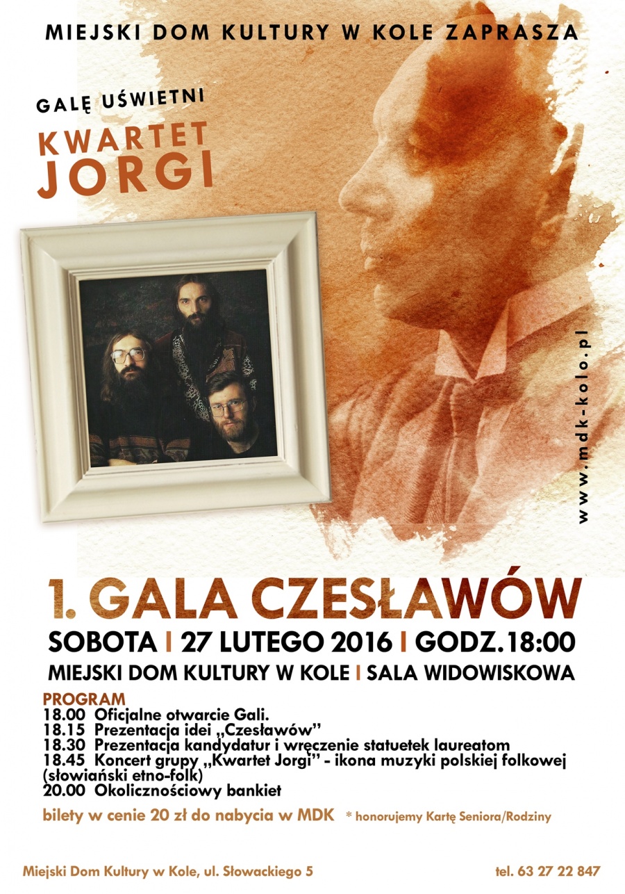 Gala "Czesławów" i Kwartet Jorgi