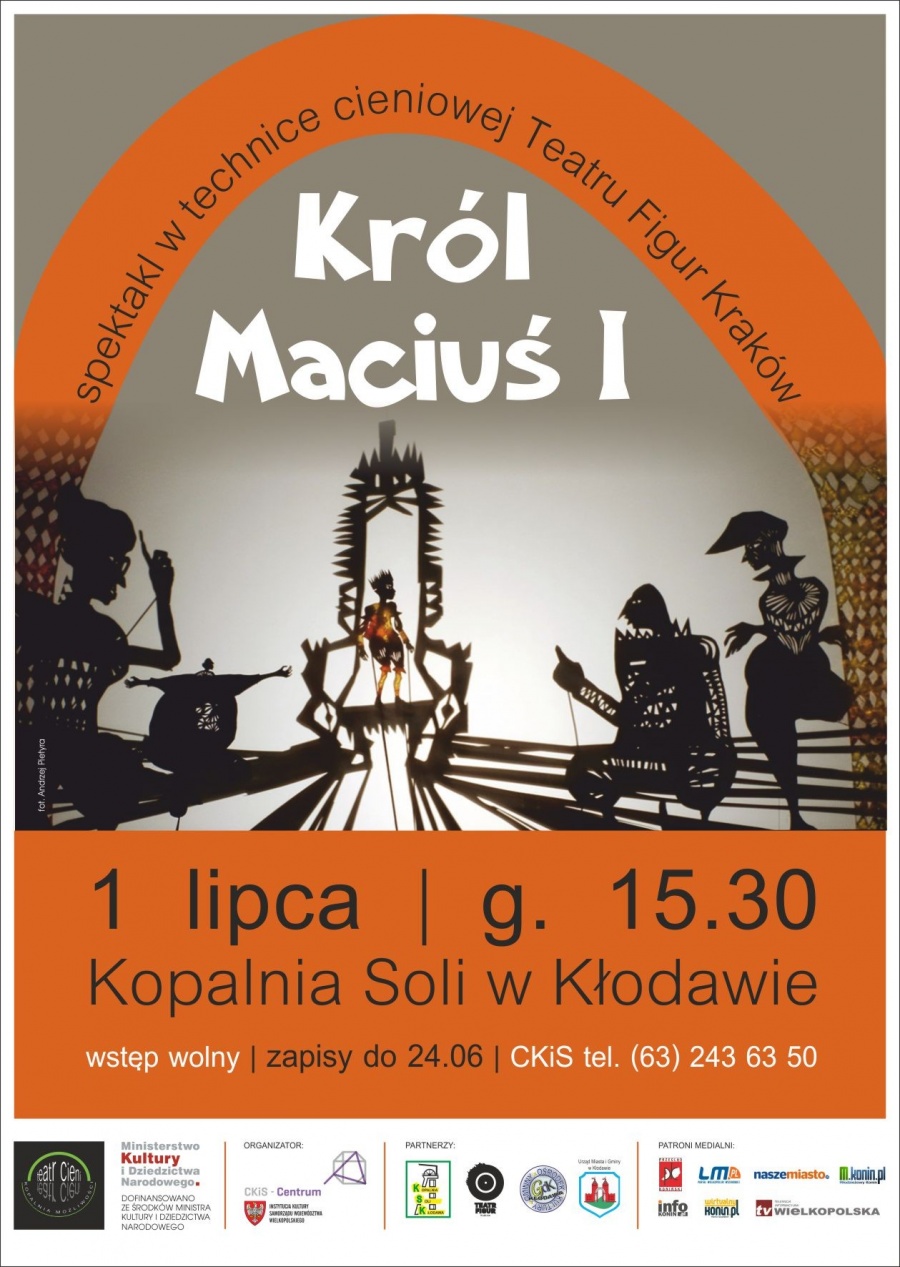 spektakl "Król Maciuś I" w Kopalni Soli w Kłodawie
