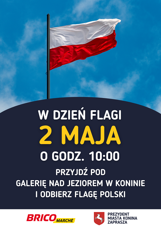 Pół tysiąca biało-czerwonych flag dla mieszkańców Konina