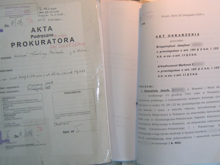 Lekarze czekali na śmierć?