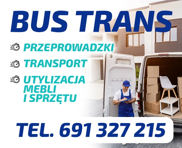 BUS-TRANS: Transport, przeprowadzki, utylizacja mebli