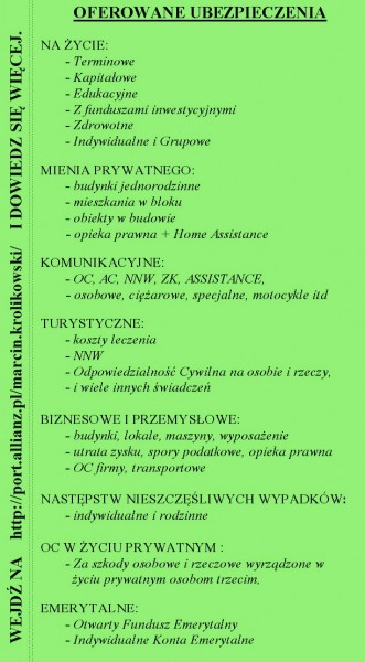 ALLIANZ POLSKA S.A. FILIA KOŁO