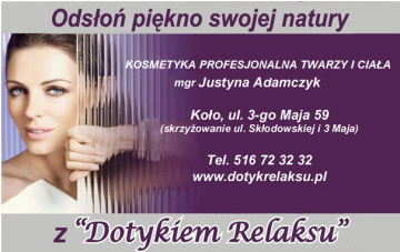 DOTYK RELAKSU Kosmetyka Profesjonalna Twarzy i Ciała