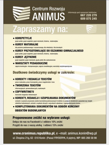 Centrum Rozwoju ANIMUS