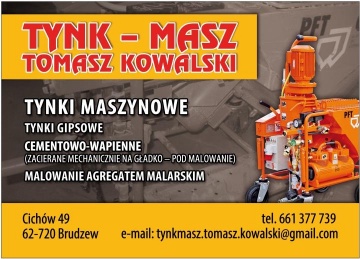 Tynk - Masz Tynki maszynowe, Malowanie Natryskowe