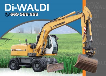 Prace ziemne - minikoparka - wywrotka - Di-WALDI