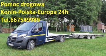 Pomoc Drogowa Konin Polska Europa 24h
