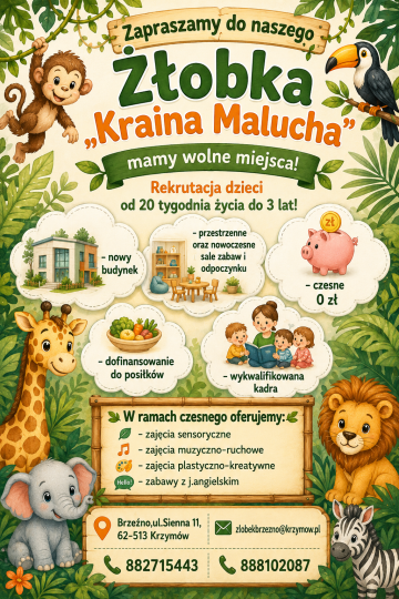 Gminny Żłobek Kraina Malucha w Brzeźnie