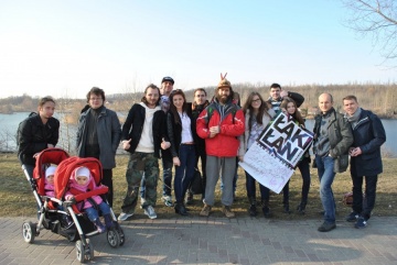 Paprodziad nad jeziorkiem