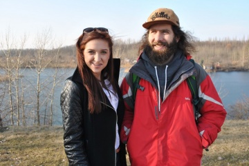 Paprodziad nad jeziorkiem