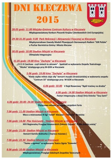 Majowe i czerwcowe Dni Kleczewa