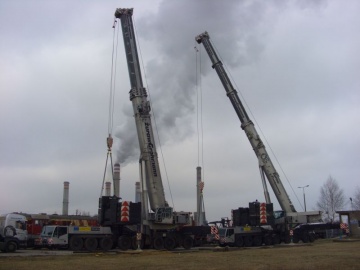 Kalcynator już na miejscu