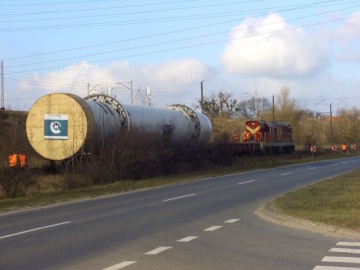 Kalcynator już na miejscu