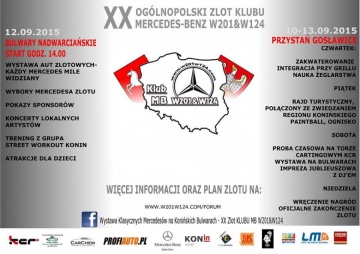 Wystawa klasycznych mercedesów na bulwarze nadwarciańskim