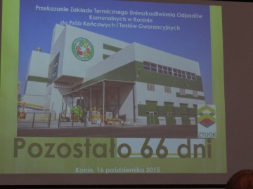 Konińska spalarnia odpadów komunalnych podjęła próbny rozruch