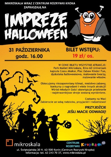 HalloweenâŚ czyli zabawa z  nutką grozy