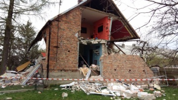 Wybuch gazu zniszczył dom. Na szczęście nikt nie ucierpiał