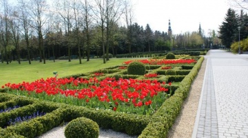 Licheńskie ogrody, czyli sanktuarium w wiosennej szacie