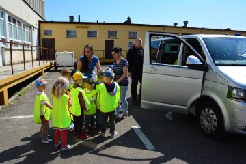 Przedszkolaki i uczniowie konińskich szkół z wizytą na komendzie