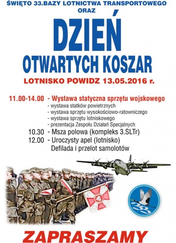 Samoloty na wyciągnięcie ręki. Drzwi Otwartych Koszar w Powidzu