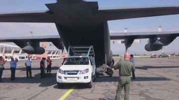 Żołnierze z Powidza przetransportowali papieski samochód