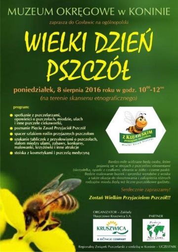 Pszczołoluby do Gosławic. Wielki Dzień Pszczół w konińskim muzeum