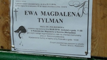 Rodzina, znajomi, mieszkańcy Konina pożegnali Ewę Tylman