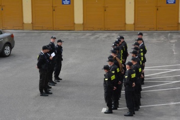 TARCZA-16 w Koninie. Rezerwiści na ćwiczeniach obronnych policji