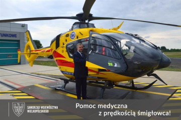 Bazę dla śmigłowca LPR w Michałkowie współfinansowały samorządy