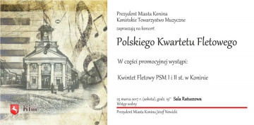 Koncert Polskiego Kwartetu Fletowego w ratuszu