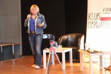 Dorota Stalińska w klubie obywatelskim o wolności i demokracji
