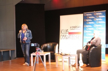 Dorota Stalińska w klubie obywatelskim o wolności i demokracji