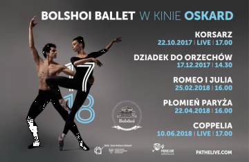 Balet Bolshoi sezon 2017/2018 - CKiS DK Oskard