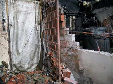 Pożar kotłowni w domu jednorodzinnym w miejscowości Polanowo