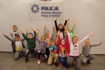 Przedszkolaki oraz uczniowie odwiedzili konińskich policjantów