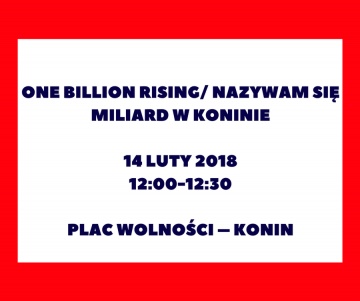 Konin. 14 lutego lokalnie i solidarne przeciwko przemocy kobiet