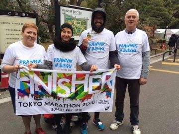 Marcin Janiak przebiegł dla niepełnosprawnych maraton w Tokio