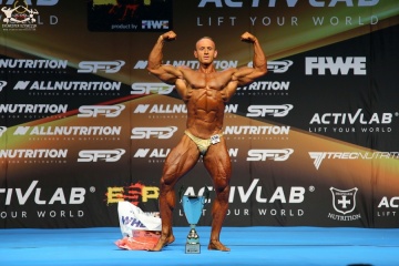 Kulturysta z Wygody zwyciężył w Debiutach w Kulturystyce 2018