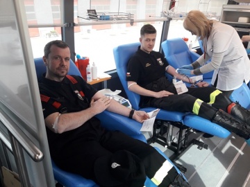 SpoKREWnieni służbą. Konińscy strażacy zebrali 9 litrów krwi