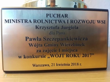 Najlepszy w kraju. Paweł Szczepankiewicz został Wójtem Roku