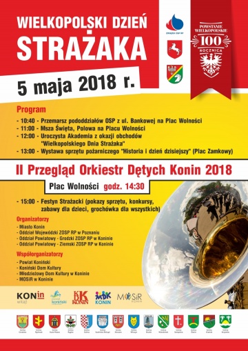 Druhowie OSP zjadą do Konina na Wielkopolski Dzień Strażaka