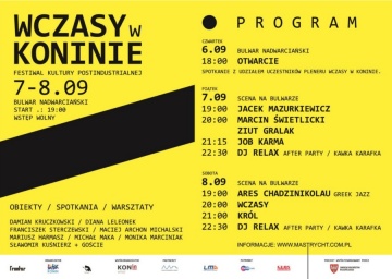 Wczasy w Koninie, czyli festiwal kultury postindustrialnej. Program