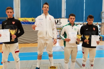 Szabliści zainaugurowali sezon dwoma medalami w Katowicach