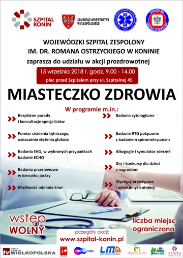 Edukacyjno - profilaktyczne âMiasteczko zdrowiaâ przy szpitalu