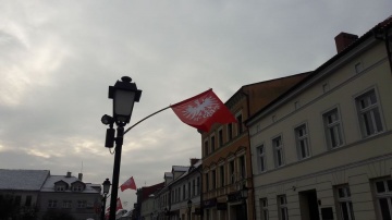 Konin. Flagi w setną rocznicę wybuchu Powstania Wielkopolskiego