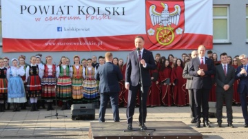 Pierwsza wizyta prezydenta RP Andrzeja Dudy na ziemi kolskiej
