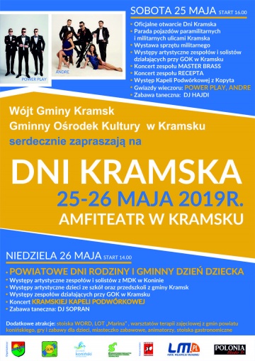 Sprzęt wojskowy i koncerty na pierwszych Dniach Kramska